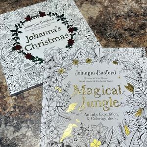 Adult Coloring Books -Christmas and Jungle